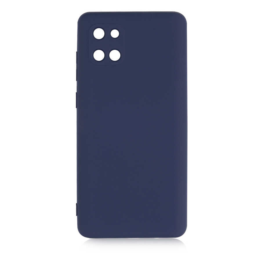 Galaxy A81 (Note 10 Lite) Kılıf Zore Mara Lansman Kapak Lacivert