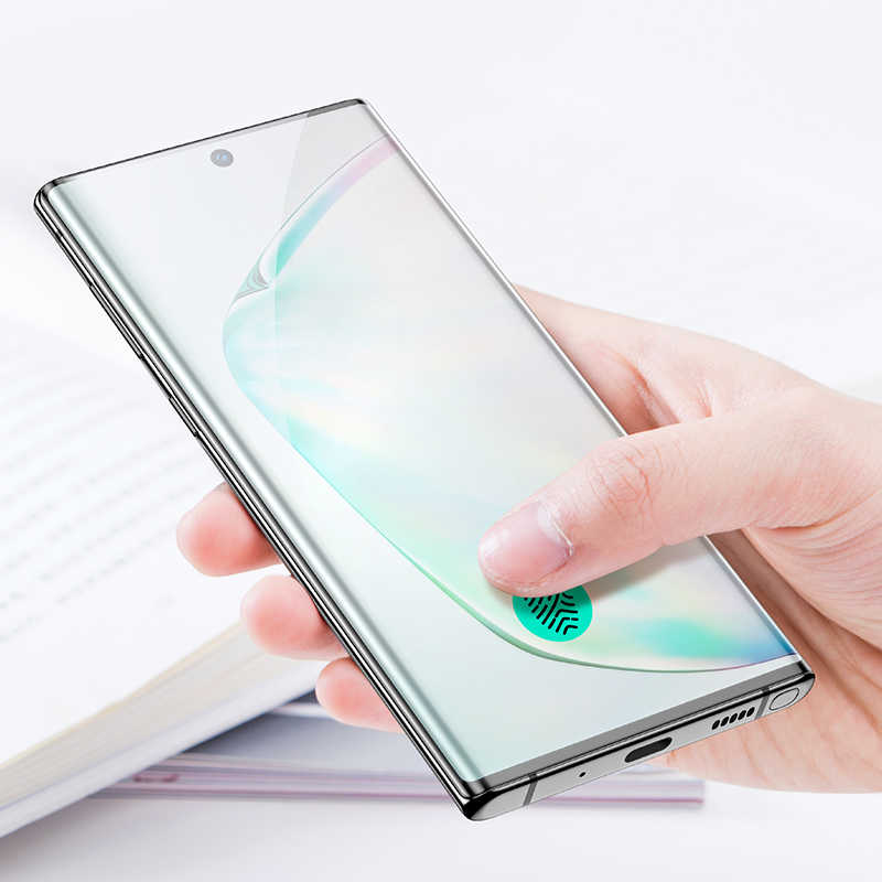 Galaxy A91 (S10 Lite) Zore Kenarları Kırılmaya Dayanıklı Cam Ekran Koruyucu Siyah
