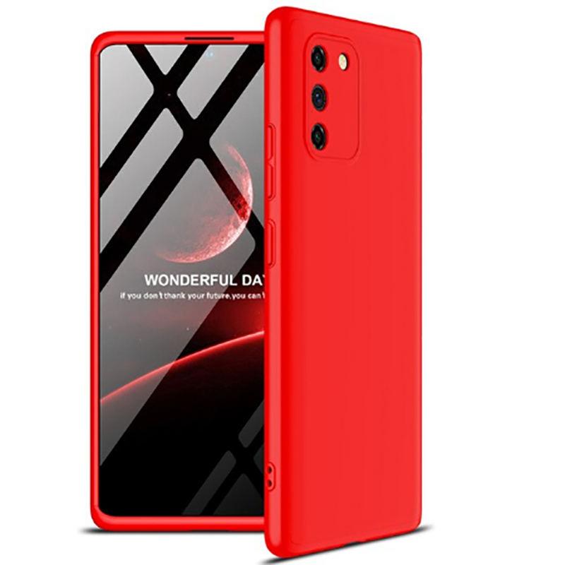 Galaxy A91 (S10 Lite) Kılıf Zore Ays Kapak Kırmızı