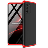 Galaxy A91 (S10 Lite) Kılıf Zore Ays Kapak Siyah-Kırmızı