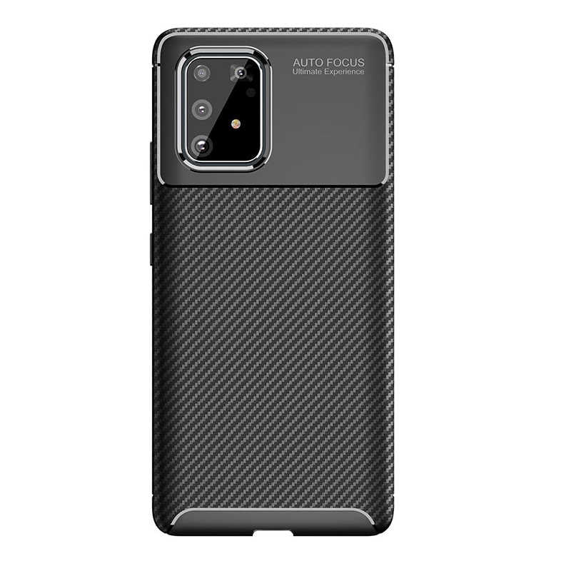 Galaxy A91 (S10 Lite) Kılıf Zore Negro Silikon Kapak Lacivert