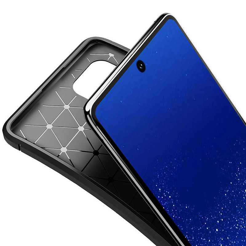 Galaxy A91 (S10 Lite) Kılıf Zore Negro Silikon Kapak Lacivert