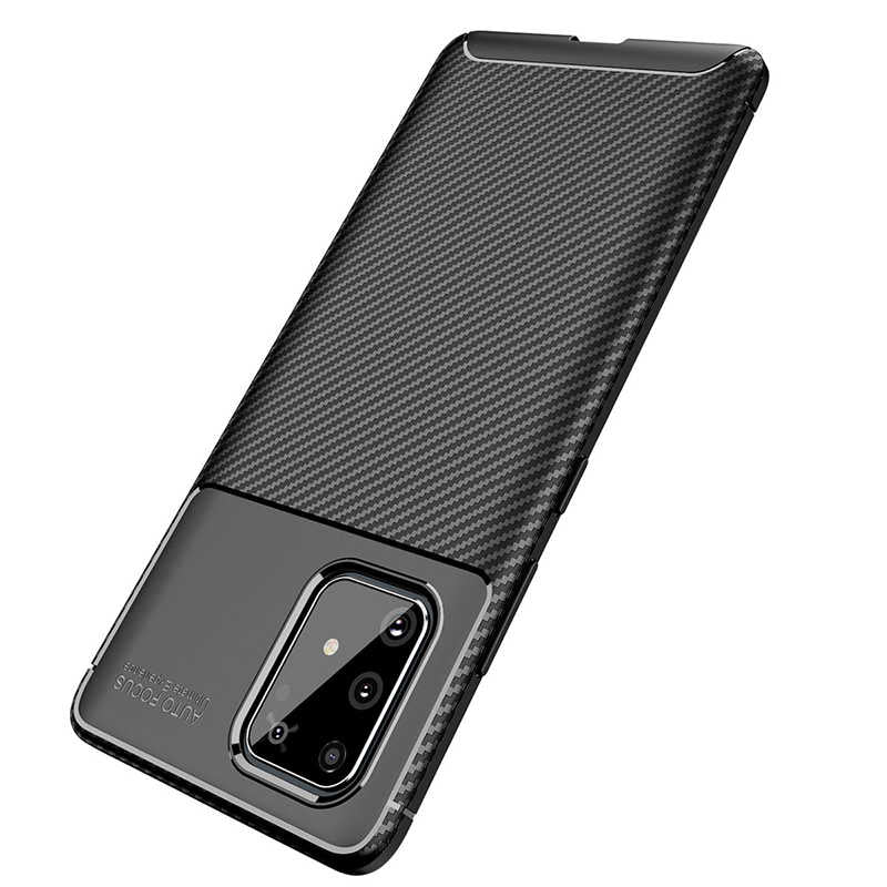 Galaxy A91 (S10 Lite) Kılıf Zore Negro Silikon Kapak Siyah