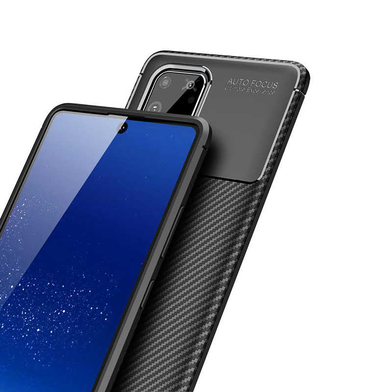 Galaxy A91 (S10 Lite) Kılıf Zore Negro Silikon Kapak Siyah
