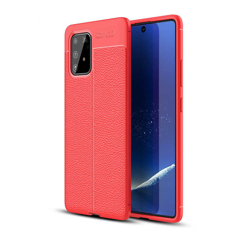 Galaxy A91 (S10 Lite) Kılıf Zore Niss Silikon Kapak Lacivert
