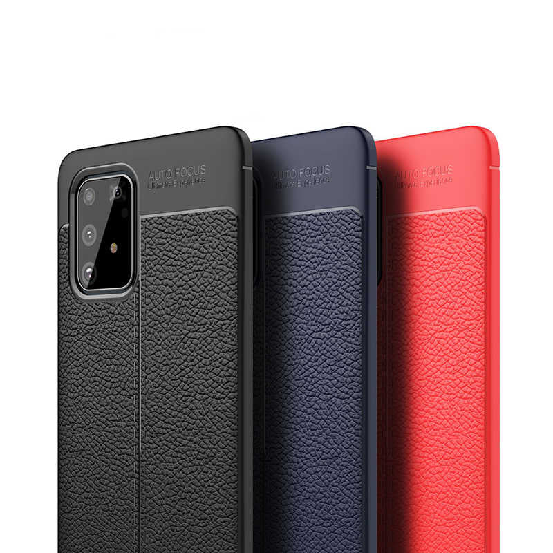 Galaxy A91 (S10 Lite) Kılıf Zore Niss Silikon Kapak Siyah