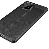Galaxy A91 (S10 Lite) Kılıf Zore Niss Silikon Kapak Siyah