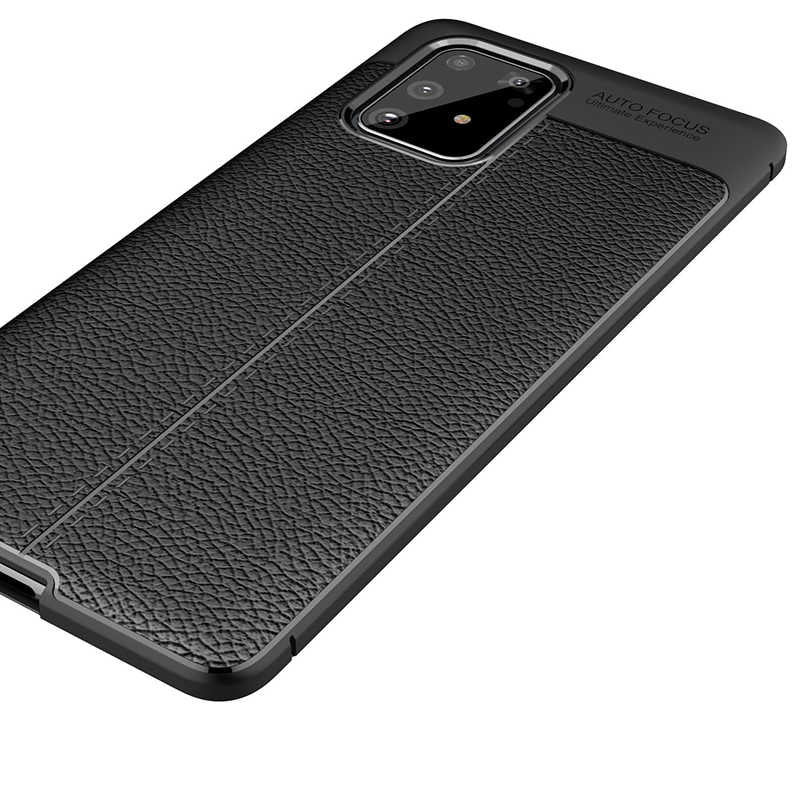 Galaxy A91 (S10 Lite) Kılıf Zore Niss Silikon Kapak Siyah