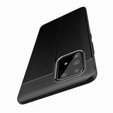 Galaxy A91 (S10 Lite) Kılıf Zore Niss Silikon Kapak Siyah