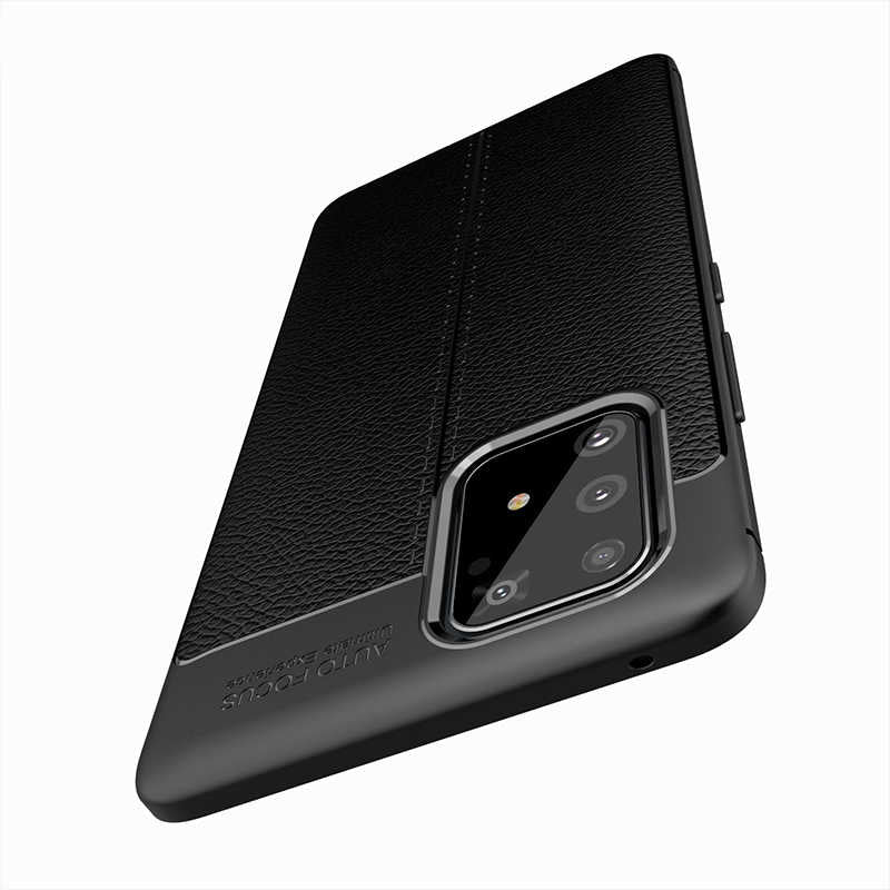 Galaxy A91 (S10 Lite) Kılıf Zore Niss Silikon Kapak Lacivert