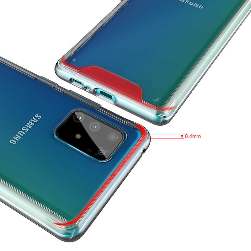 Galaxy A91 (S10 Lite) Zore Gard Silikon Renksiz