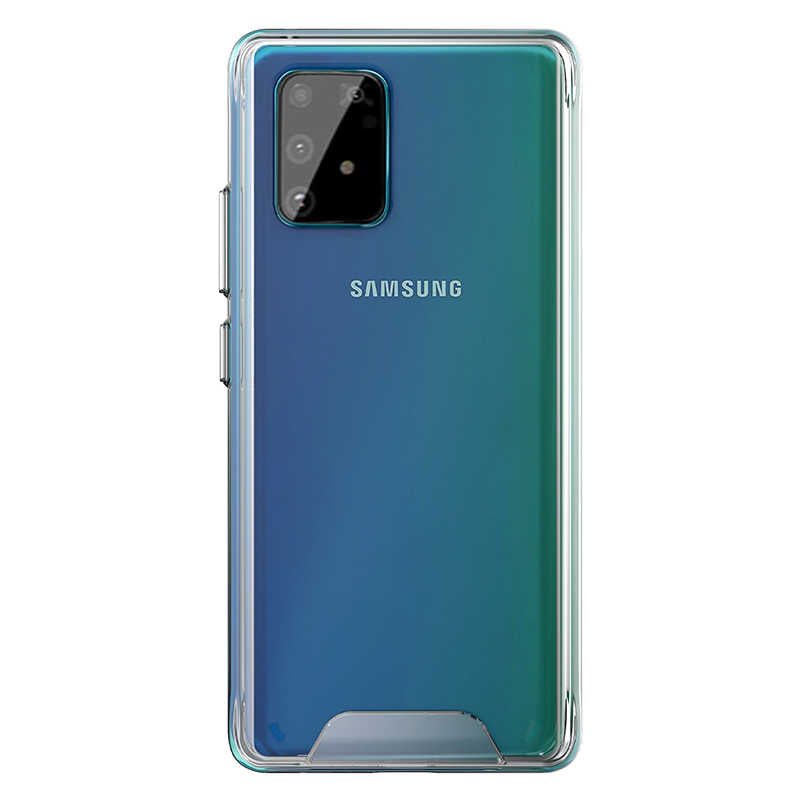 Galaxy A91 (S10 Lite) Zore Gard Silikon Renksiz