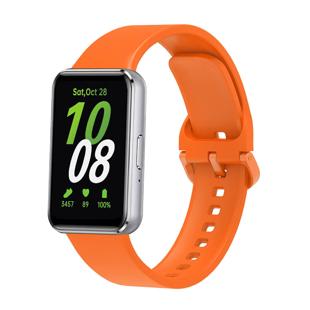 Galaxy Fit 3 Silikon Kordon Zore KRD-110 Strap Kayış Pembe