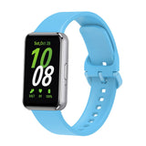 Galaxy Fit 3 Silikon Kordon Zore KRD-110 Strap Kayış Mavi