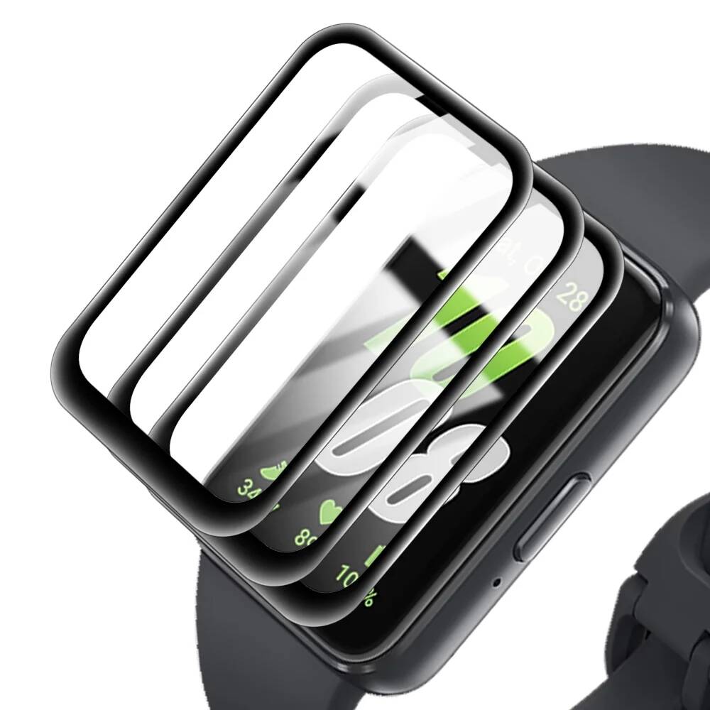 Galaxy Fit 3 Zore PMMA Pet Saat Ekran Koruyucu Siyah