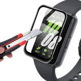 Galaxy Fit 3 Zore PMMA Pet Saat Ekran Koruyucu Siyah