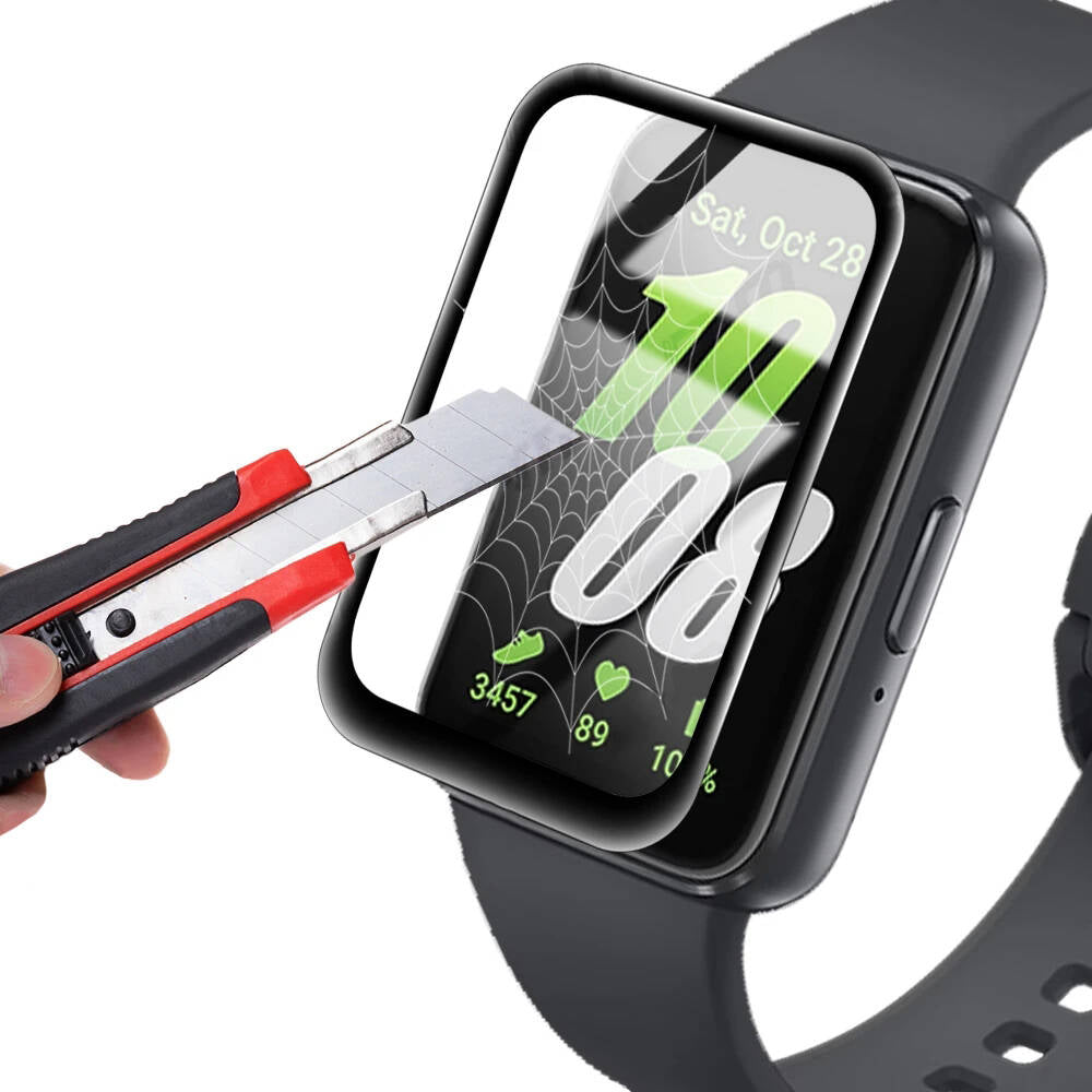 Galaxy Fit 3 Zore PMMA Pet Saat Ekran Koruyucu Siyah
