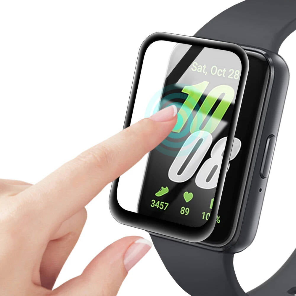 Galaxy Fit 3 Zore PMMA Pet Saat Ekran Koruyucu Siyah