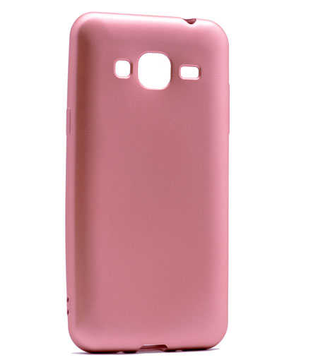 Galaxy J3 Kılıf Zore Premier Silikon Kapak Rose Gold