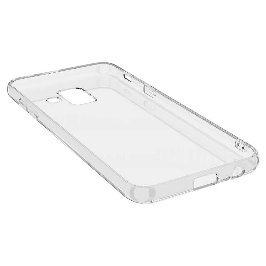 Galaxy J6 Plus Kılıf Zore Süper Silikon Kapak Renksiz