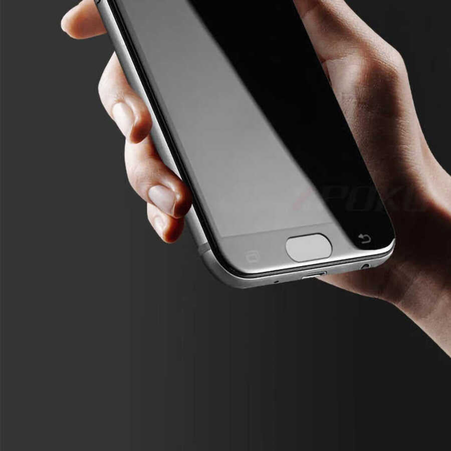 Galaxy J7 Prime Davin 5D Cam Ekran Koruyucu Siyah