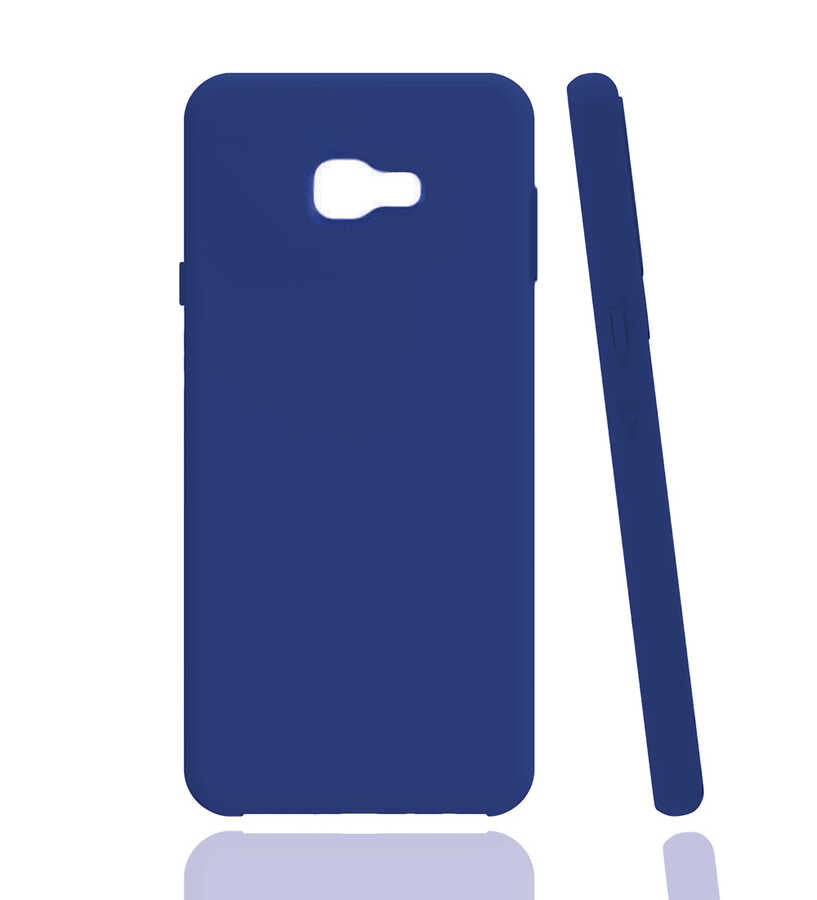Galaxy J7 Prime Kılıf Zore Biye Silikon Mavi