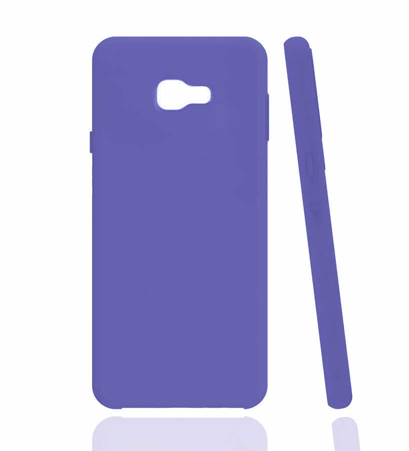 Galaxy J7 Prime Kılıf Zore Biye Silikon Mor