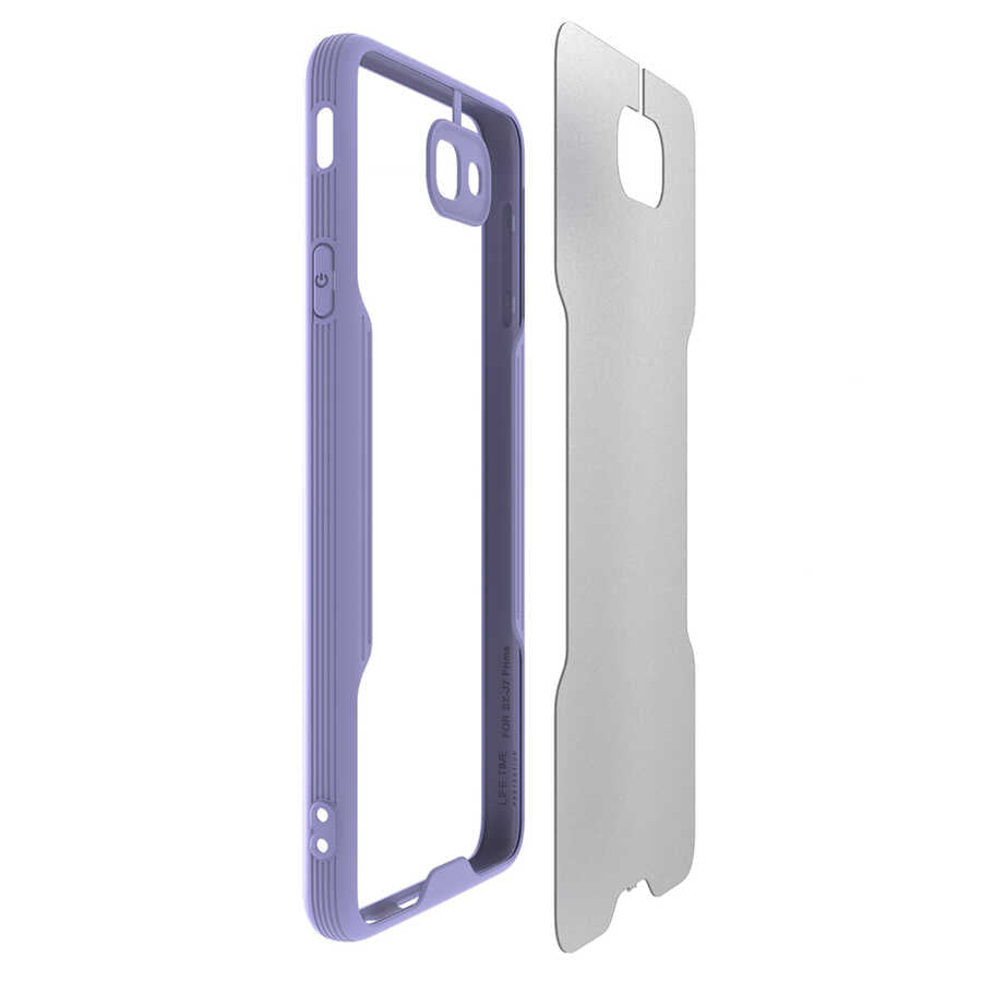 Galaxy J7 Prime Kılıf Zore Parfe Kapak Kırmızı