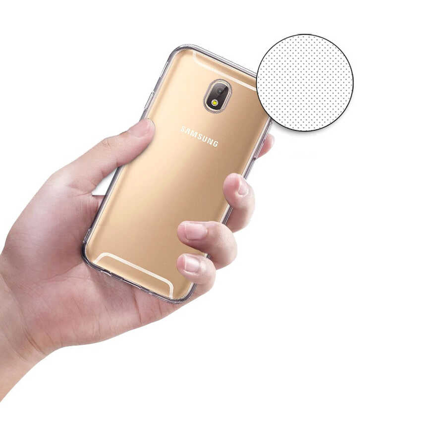 Galaxy J730 Pro Kılıf Zore Süper Silikon Kapak Renksiz