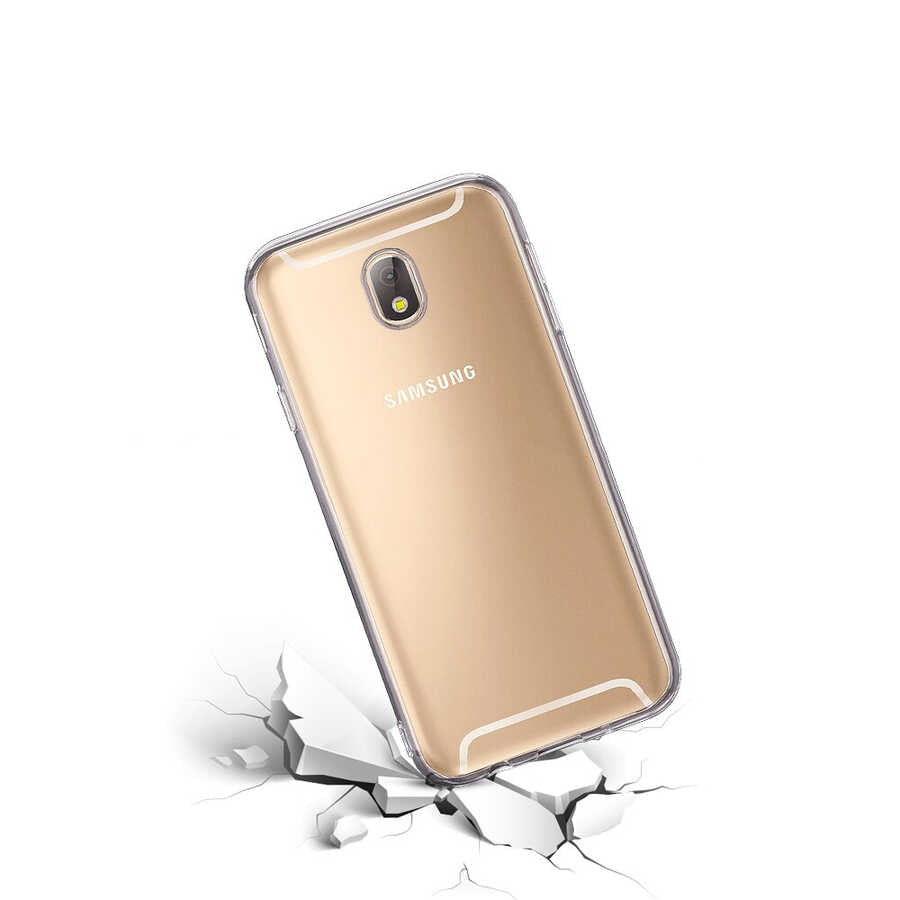 Galaxy J730 Pro Kılıf Zore Süper Silikon Kapak Renksiz