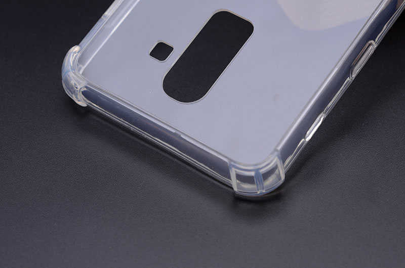 Galaxy J8 Kılıf Zore Nitro Anti Shock Silikon Renksiz