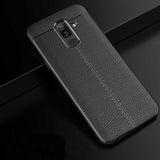 Galaxy J8 Kılıf Zore Niss Silikon Kapak Kırmızı