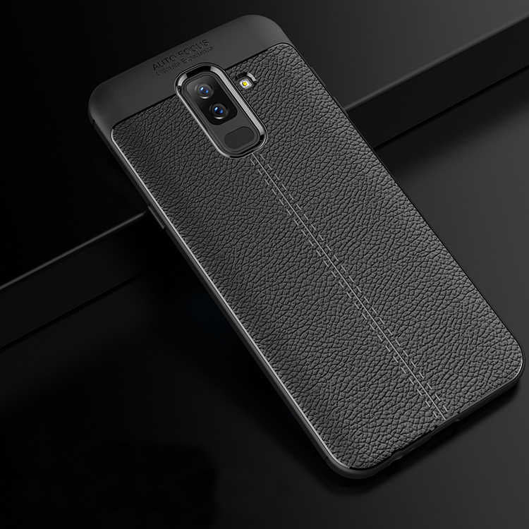 Galaxy J8 Kılıf Zore Niss Silikon Kapak Kırmızı
