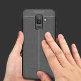 Galaxy J8 Kılıf Zore Niss Silikon Kapak Kırmızı