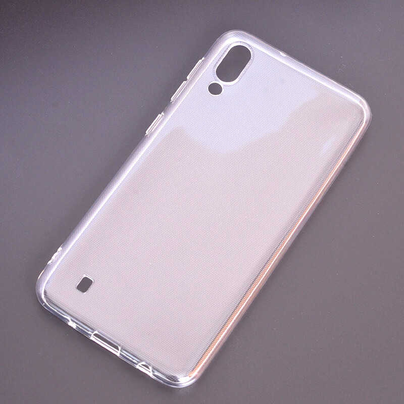 Galaxy M10 Kılıf Zore Süper Silikon Kapak Renksiz