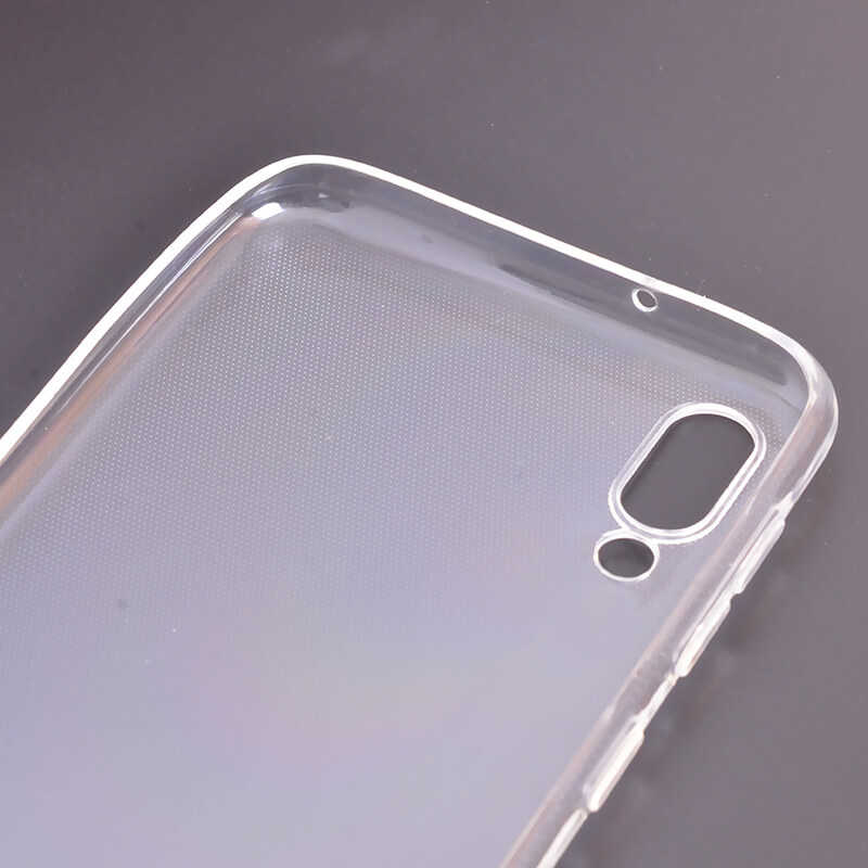 Galaxy M10 Kılıf Zore Süper Silikon Kapak Renksiz