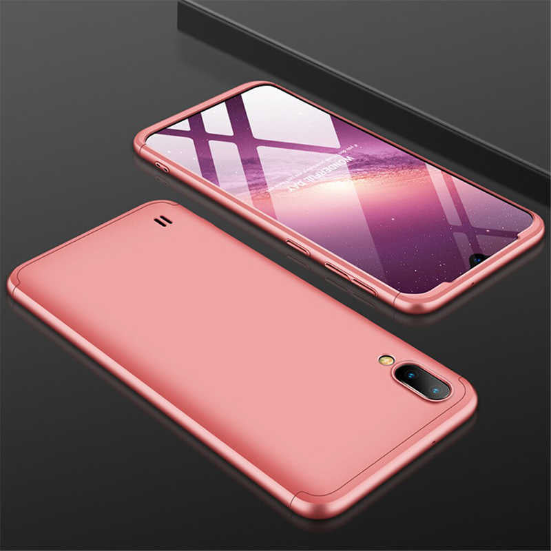 Galaxy M10 Kılıf Zore Ays Kapak Rose Gold