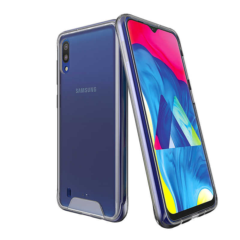 Galaxy M10 Kılıf Zore Gard Silikon Renksiz