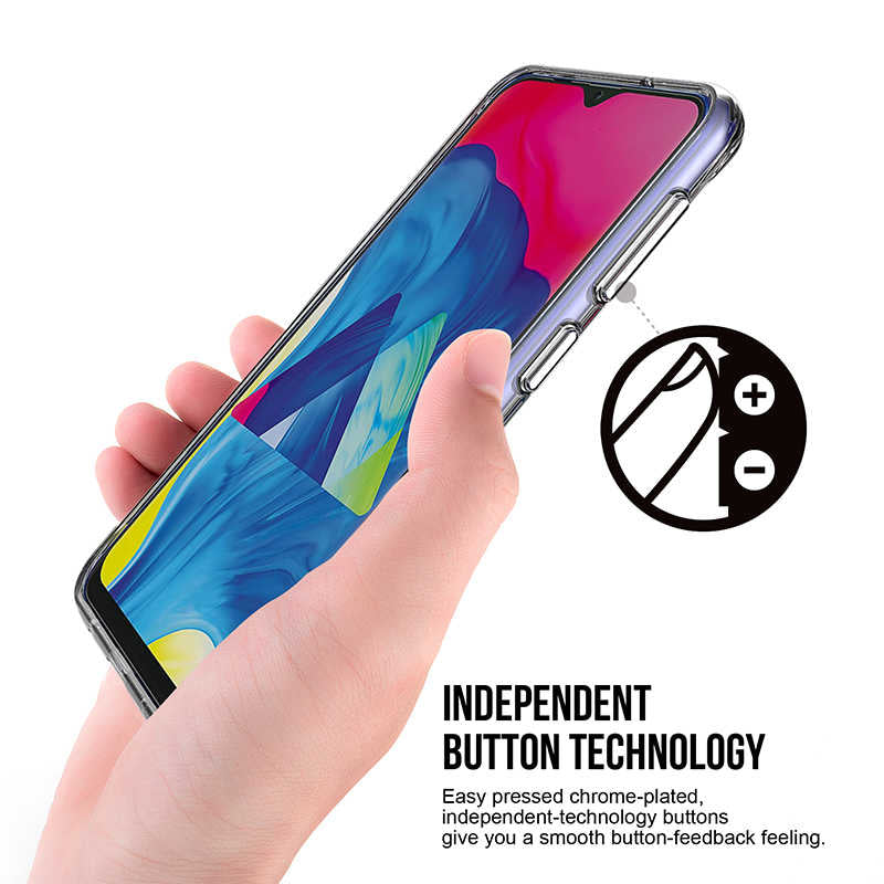 Galaxy M10 Kılıf Zore Gard Silikon Renksiz