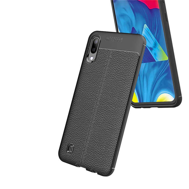 Galaxy M10 Kılıf Zore Niss Silikon Kapak Siyah