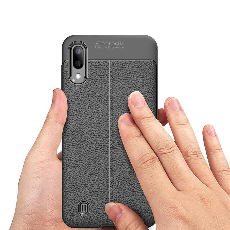Galaxy M10 Kılıf Zore Niss Silikon Kapak Siyah