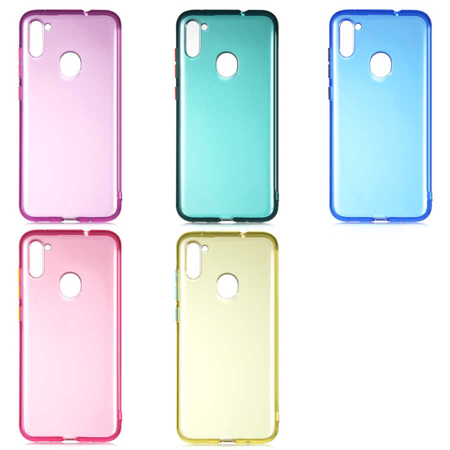 Galaxy M11 Kılıf Zore Bistro Kapak Pembe