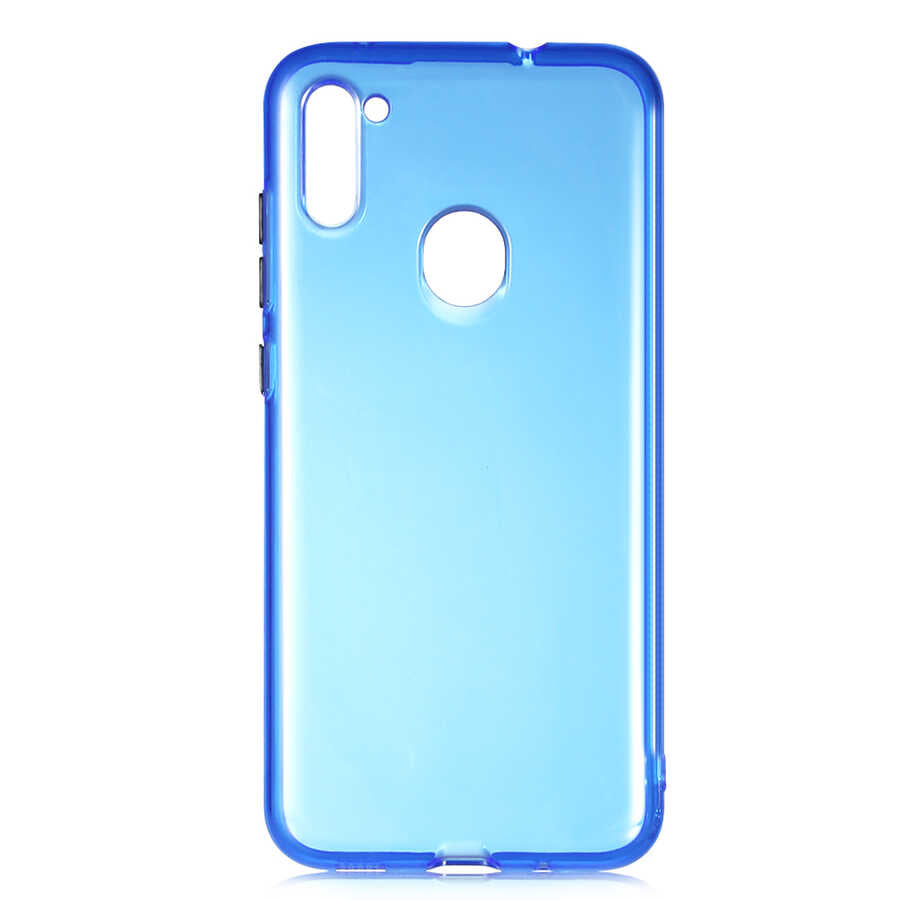 Galaxy M11 Kılıf Zore Bistro Kapak Mavi