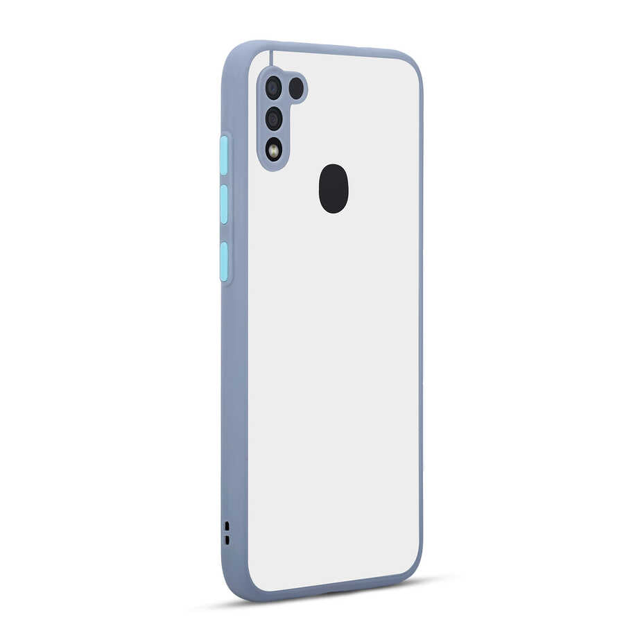 Galaxy M11 Kılıf Zore Hux Kapak Mor