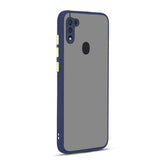 Galaxy M11 Kılıf Zore Hux Kapak Lacivert