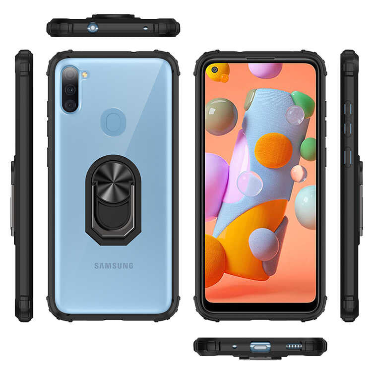 Galaxy M11 Kılıf Zore Mola Kapak Kırmızı