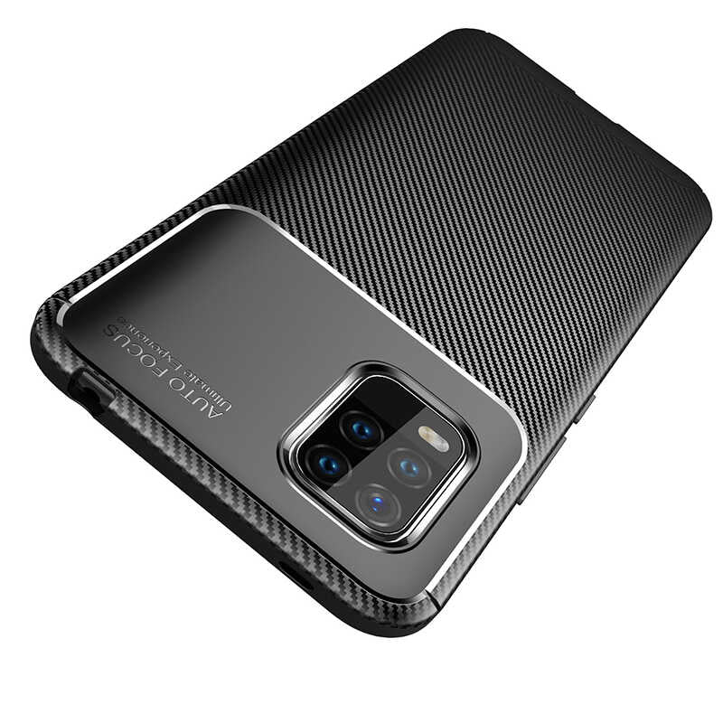 Xiaomi Mi 10 Lite Kılıf Zore Negro Silikon Kapak Lacivert