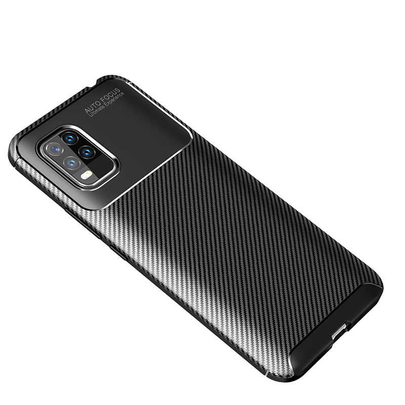 Xiaomi Mi 10 Lite Kılıf Zore Negro Silikon Kapak Siyah