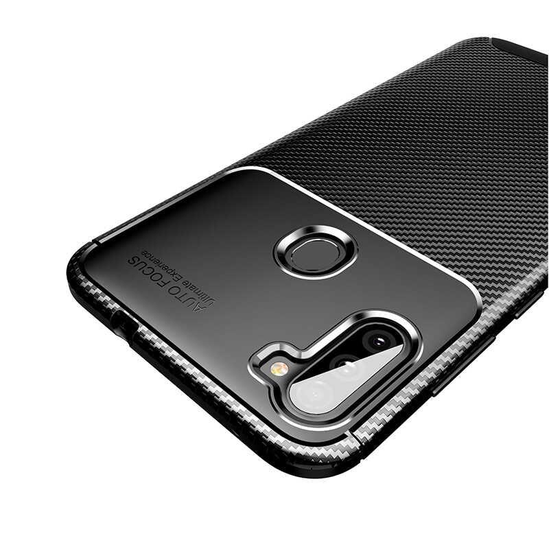 Galaxy M11 Kılıf Zore Negro Silikon Kapak Siyah