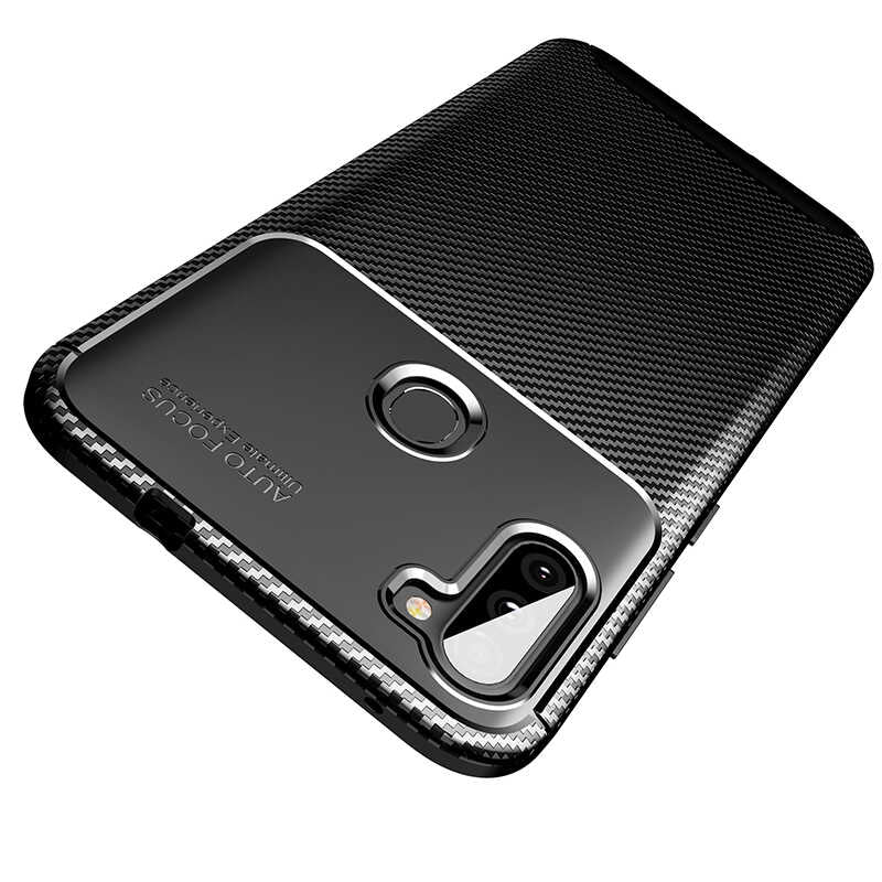 Galaxy M11 Kılıf Zore Negro Silikon Kapak Siyah